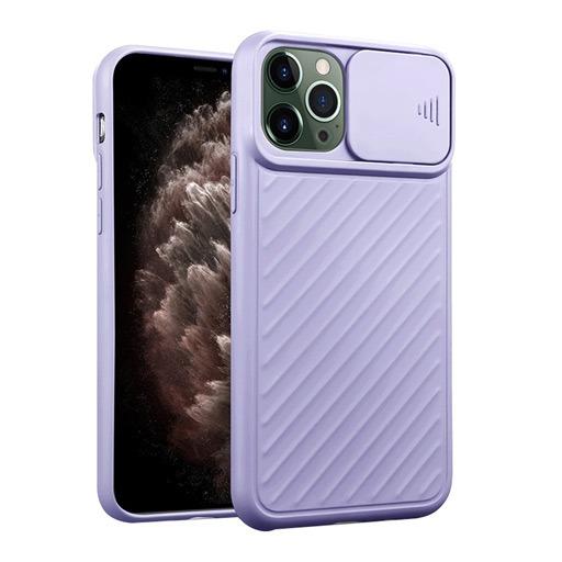 Shockproof Soft Silicone Case With Slide Camera Lens Protection For iPhone كفر سيليكون لأجهزة الآيفون