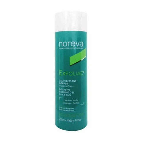 Exfoliac Intensive Foaming Gel Face & Body Wash غسول جل رغوة للوجه والجسم