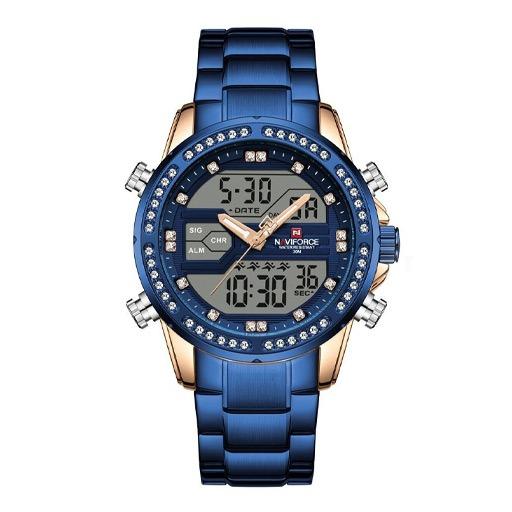 Nf 9190 Luxury Stainless Steel Casual Sport Watch ساعة رجالية