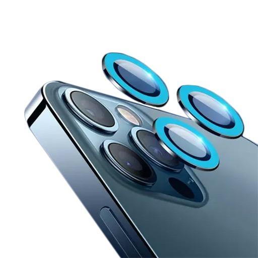 Blue Luminous Camera Ring Lens لصقة حماية عدسة الكاميرا الخلفية