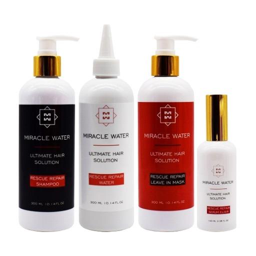 Ultimate Hair Solution Rescue Repair Set 4 Pcs سيت العناية بالشعر التالف