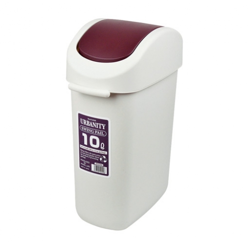 سلة مهملات مع غطاء Brown Trash Can with Lid Urban Swing 10L 