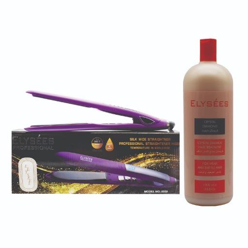 Crystal Damage Hair Treatment with Straightner معالج للشعر التالف