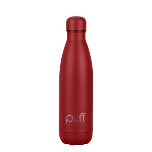 قنينة معدنية حافظة للحرارة Puff Matte Burgundy Bottle 500ml