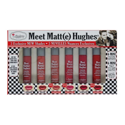 Meet Matte Hughes + 3 Exclusive Shades Mini Liquid Lipstick Set سيت أحمر شفاه مات