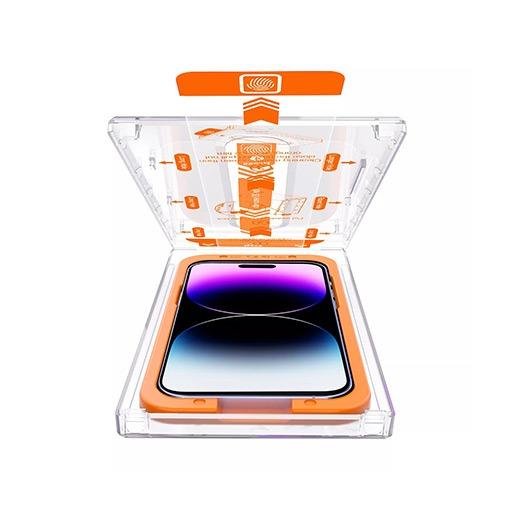 Transparent Screen Protector for iPhone 14 Plus with Installation Kit لصقة حماية شاشة لايفون 14 بلس
