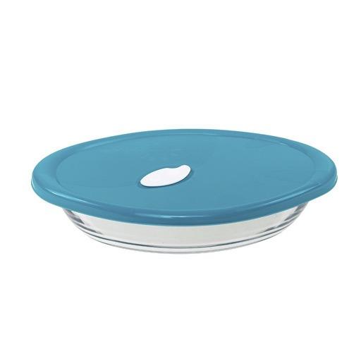  قالب فرن زجاجي مع غطاء بلاستيكي Glass Baking Dish With Plastic Lid