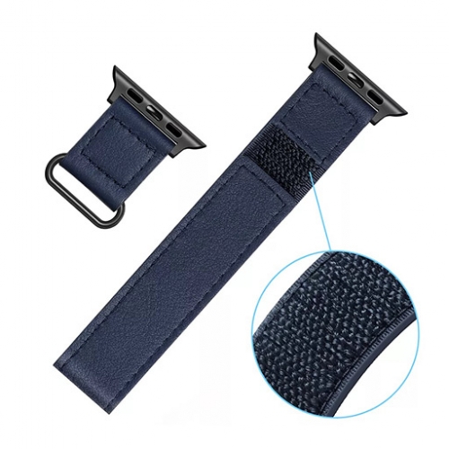 سوار جلد لساعة ابل واتش Apple Watch Band Soft Leather Suitable for Sport 44/45/46/49mm