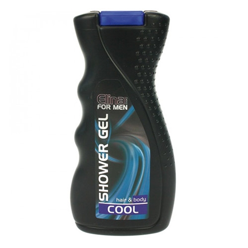 Elina Hair & Body Cool Shower Gel شامبو وغسول جسم رجالي