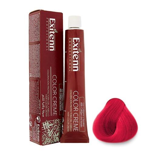 Hair Color Cream With Collagen And Keratin - Red Ex Extra Color صبغ شعر مجموعة اللون الاحمر Ex