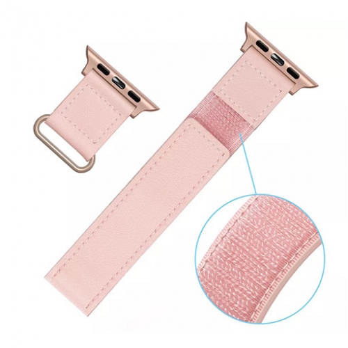 سوار جلد لساعة ابل واتش Apple Watch Band Soft Leather Suitable for Sport 44/45/46/49mm