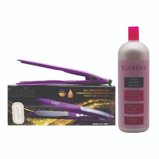 معالج للشعر الضعيف والمتساقط Gelatin Treatment Gelatin Hair Covering with Straightner