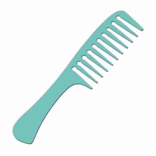 Wide Tooth Detangle Comb مشط عريض لفك تشابك الشعر