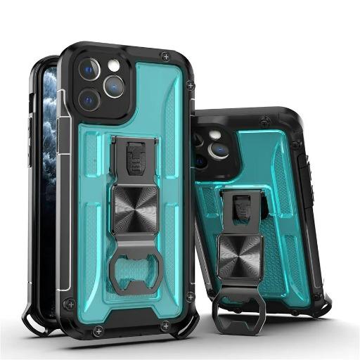كفر لاجهزة ايفون iPhone Case with Magnetic Ring Holder Kickstand and Bottle Opener