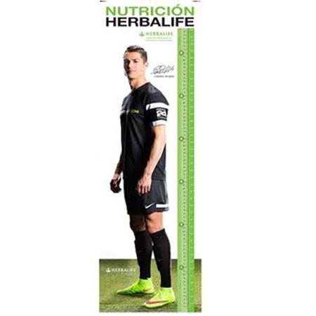 ملصق كريستيانو رونالد لقياس الطول Herbalife Nutrition Cristiano Height Measuring Banner