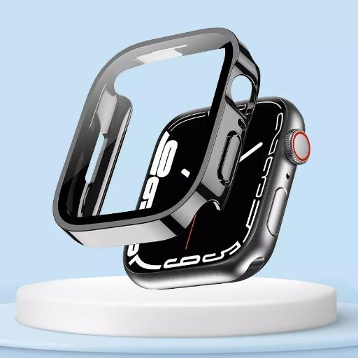  كفر ولصقة حماية لساعة ابل واتش Apple Watch 42mm/44mm/45mm Protective Case with Screen Protector