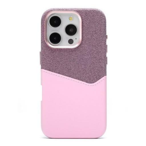 كفر هاتف من الجلد والقماش لأجهزة الآيفون Luxury Cloth & Leather Phone Case for iPhone